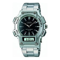 Men's CASIO STANDARD Series Classic Retro Numeric Watch Mens Silver Analog/Digital Combo AQ-150WD-1EVSD