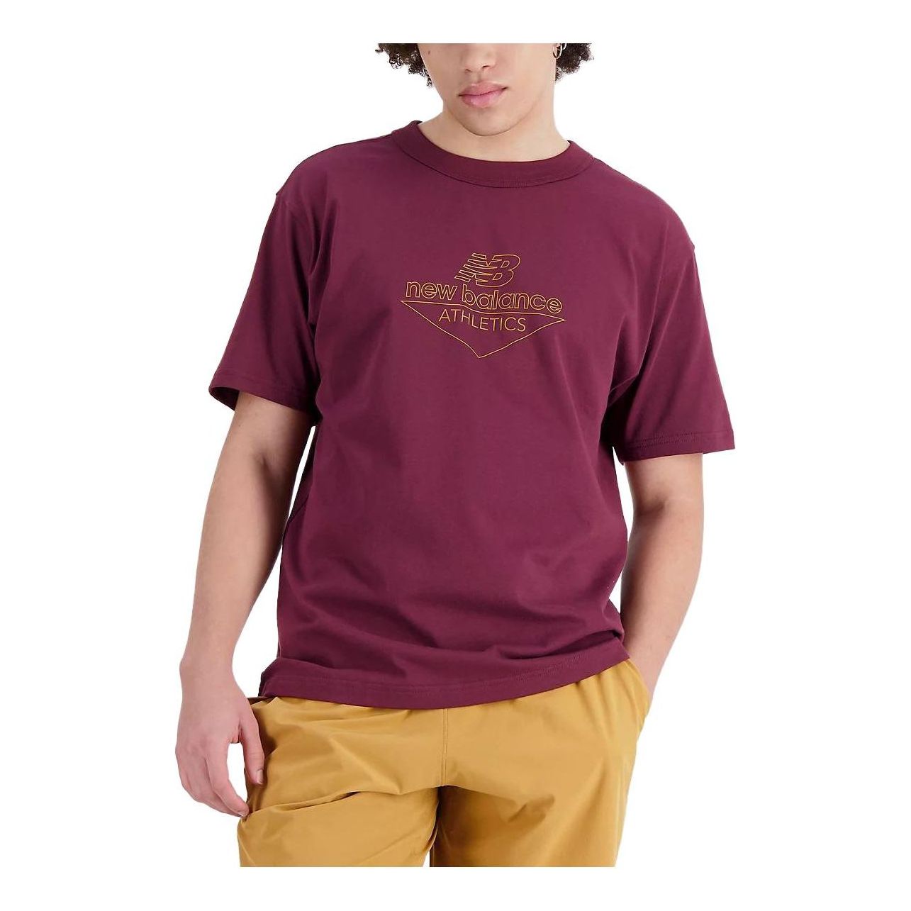 New Balance Athletics Work Graphic T-Shirt Asia Sizing 'Red' MT33501-NBY