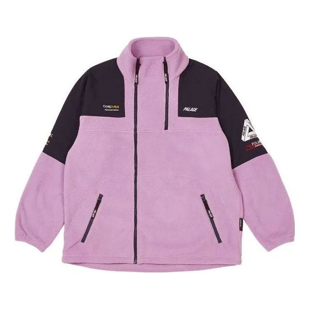 Palace Polartec Double Zip Funnel 'Purple' P23JK094