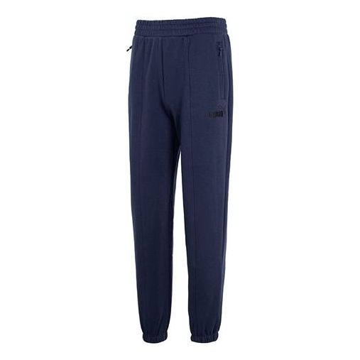 PUMA Relaxed Regular Sweatpants 'Navy' 673625-43