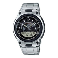 CASIO Stainless Steel Strap Black Analog/Digital Combo AW-80D-1A22021