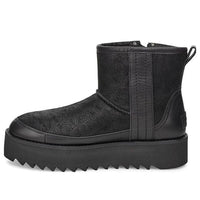 (WMNS) UGG Classic Rebel Biker Mini 1105314-BLK