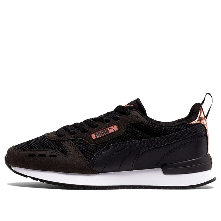 (WMNS) PUMA R78 Metallic Black/Gold 374489-01