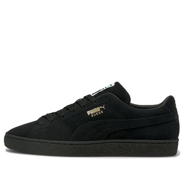 PUMA Suede Classic Xxi Minimalistic Cozy Retro Casual Skateboarding Shoes Unisex Black 385378-12