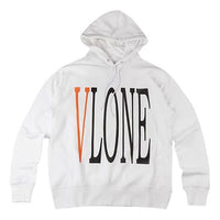 VLONE Staple Classic Printing Back Large Long Sleeves Couple Style White Orange 6932403655102