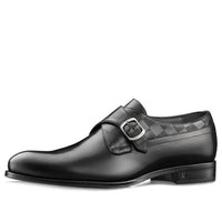 LOUIS VUITTON Haussmann Buckle Shoes 'Black' 1A2BFY