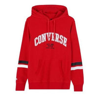 Converse Collegiate Text Pullover Hoodie Asia Sizing 'Red' 10017352-A04