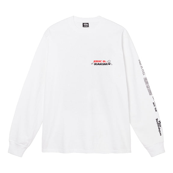 Stussy Unisex FW21 Move The Crowd Ls Printing Round-neck Sweateshirt White 3993753