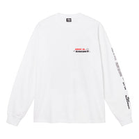 Stussy Unisex FW21 Move The Crowd Ls Printing Round-neck Sweateshirt White 3993753
