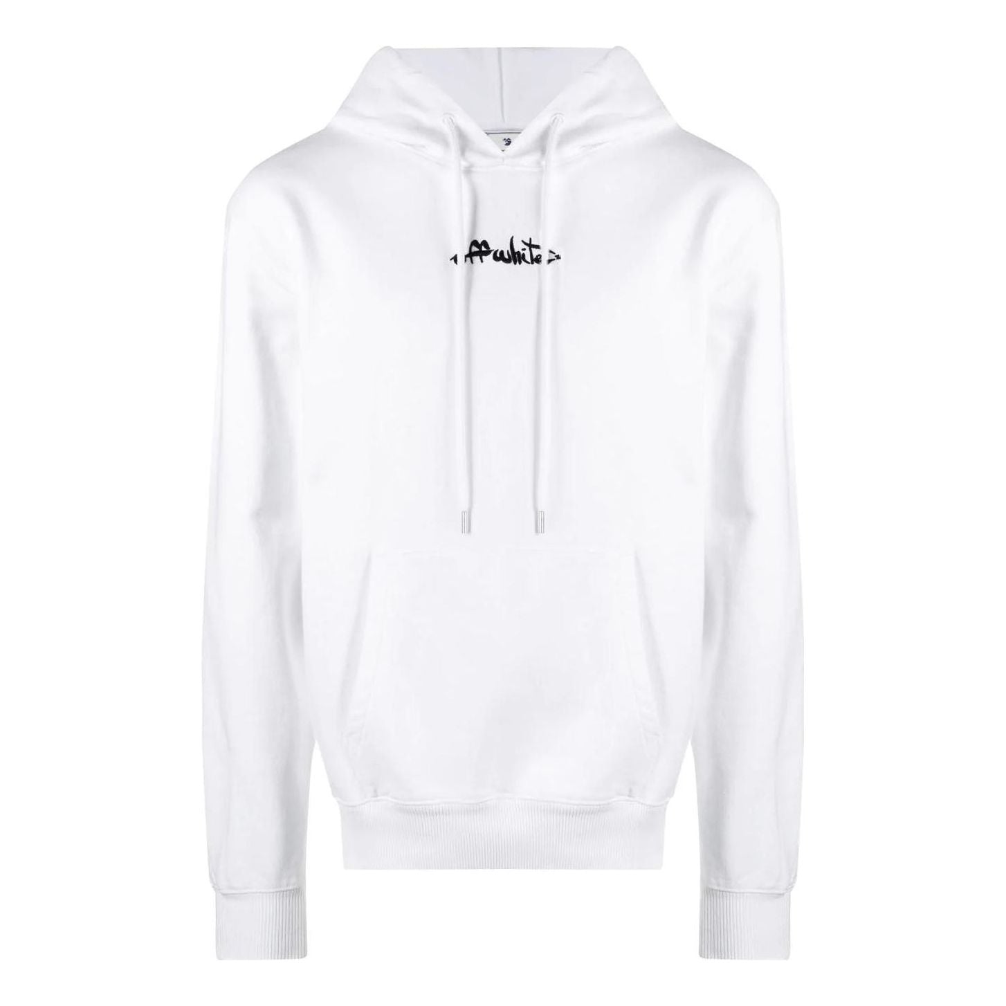 Men's Off-White SS22 Alphabet Logo Embroidered Loose Fit White OMBB097F22FLE0050110