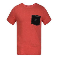 Nike Reflective Pocket Short Sleeve T-shirt 'Red Black' 739599-672