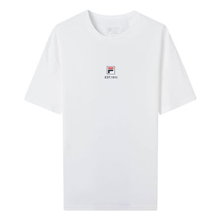 FILA Back Alphabet Printing Short Sleeve White F11M938115F-WT