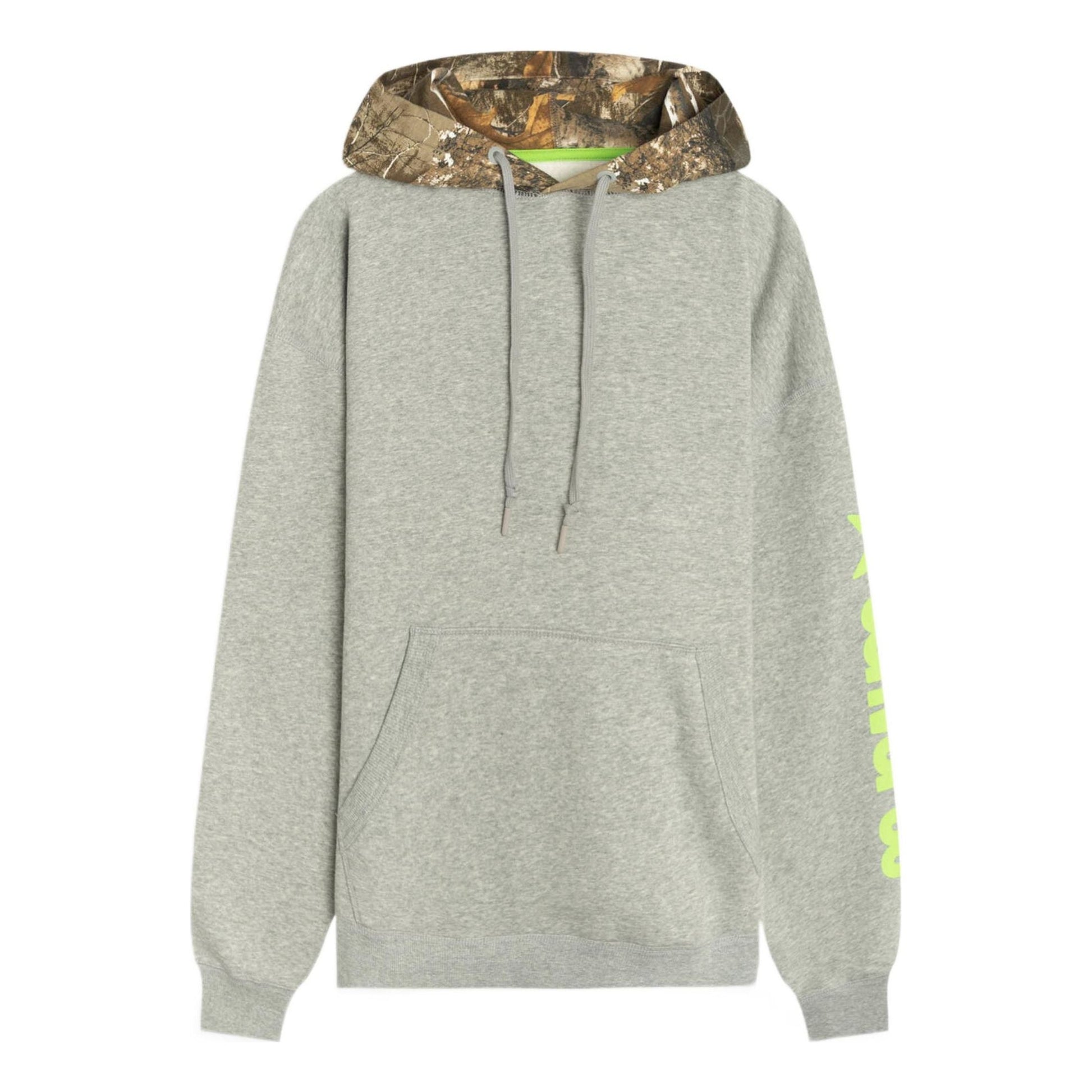 Converse Contrast Printed Hoodie Asia Sizing 'Grey' 10019969-A02