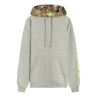 Converse Contrast Printed Hoodie Asia Sizing 'Grey' 10019969-A02