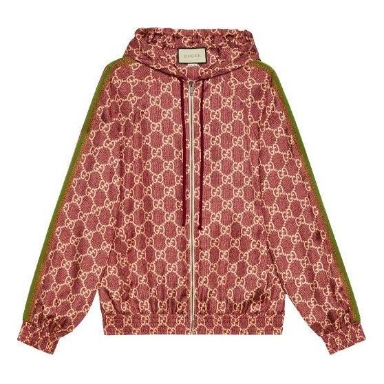 (WMNS) Gucci GG Supreme Print Silk Jacket 'Sweet Berries Rose' 631880-XJCL5-5281