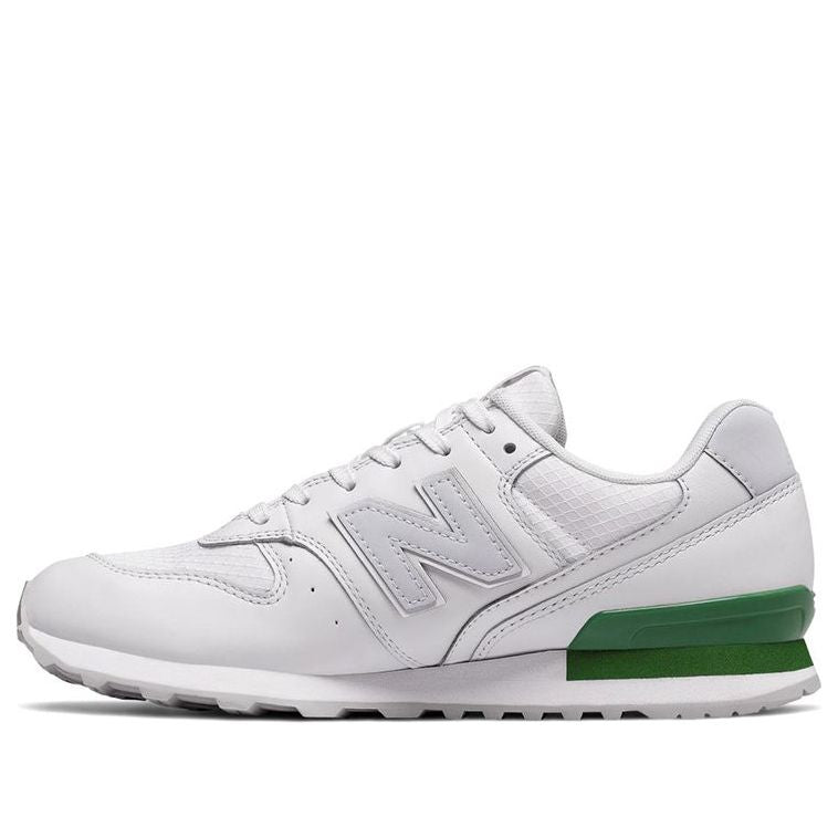 (WMNS) New Balance 996 Series Sneakers White/Green WR996SG