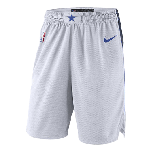 Nike NBA Swingman Dallas Mavericks Basketball Sports Shorts Gray AJ5598-100
