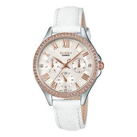 CASIO Waterproof SHEEN Quartz White Analog SHE-3515PGL-7AUPR