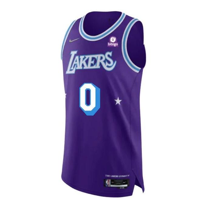 Nike x NBA LAKERS Russell Westbrook Jerseys 'Purple' DB3675-504