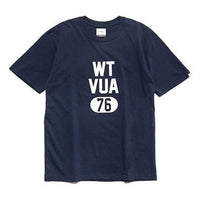 WTAPS WTVUA 03 Tee Navy Alphabet Short Sleeve Navy Blue WTAPS18AW-06