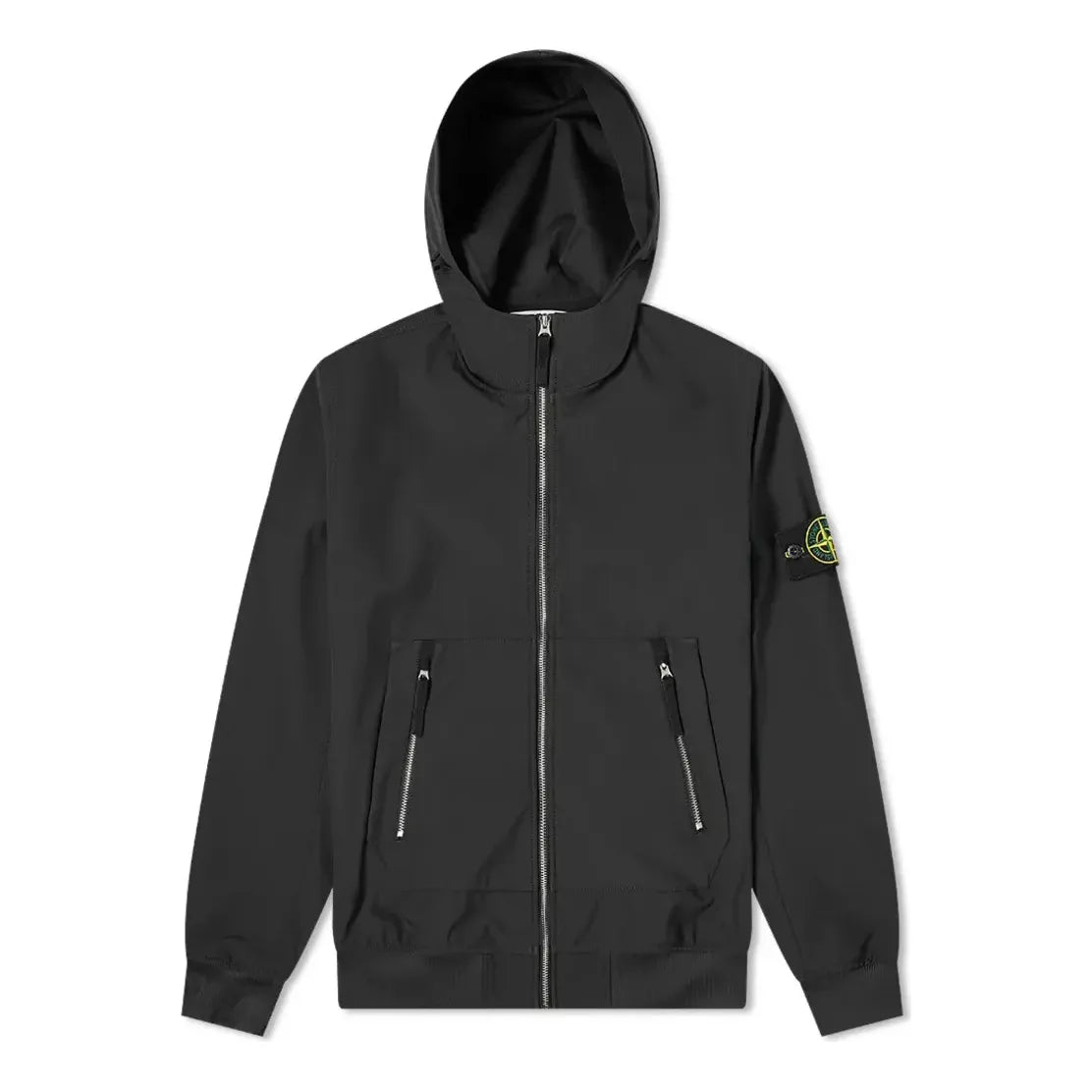 STONE ISLAND Soft Shell-R Hooded Jacket 'Black' 741540727-V0029