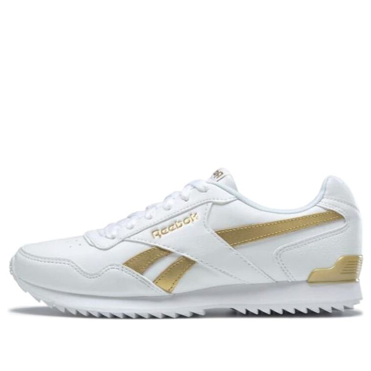 (WMNS) Reebok Royal Glide Ripple Clip 'White Gold' BS5818