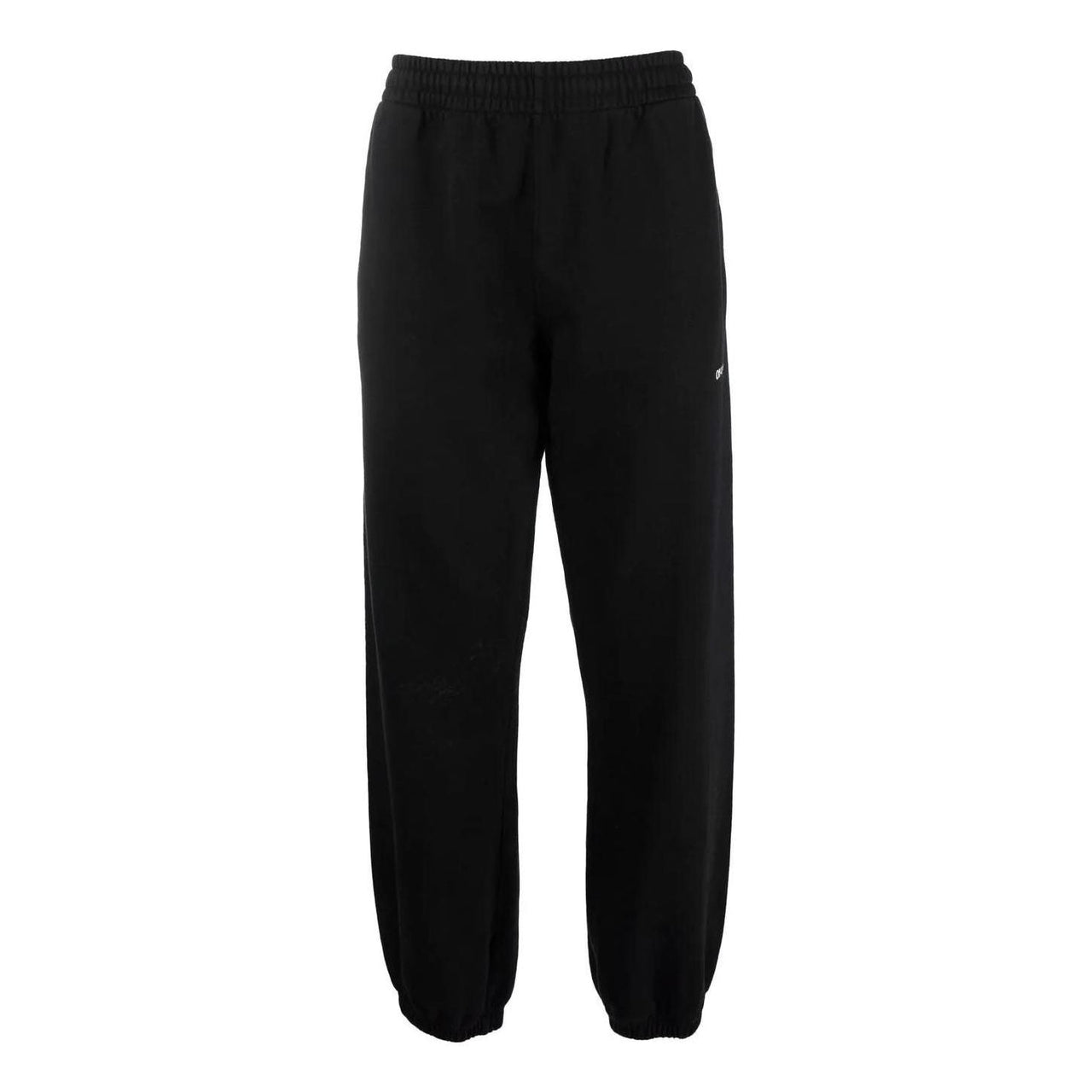 Men's Off-White FW22 Rear Logo Printing Casual Bundle Feet Sports Pants/Trousers/Joggers Version Black OMCH029S22FLE0131001
