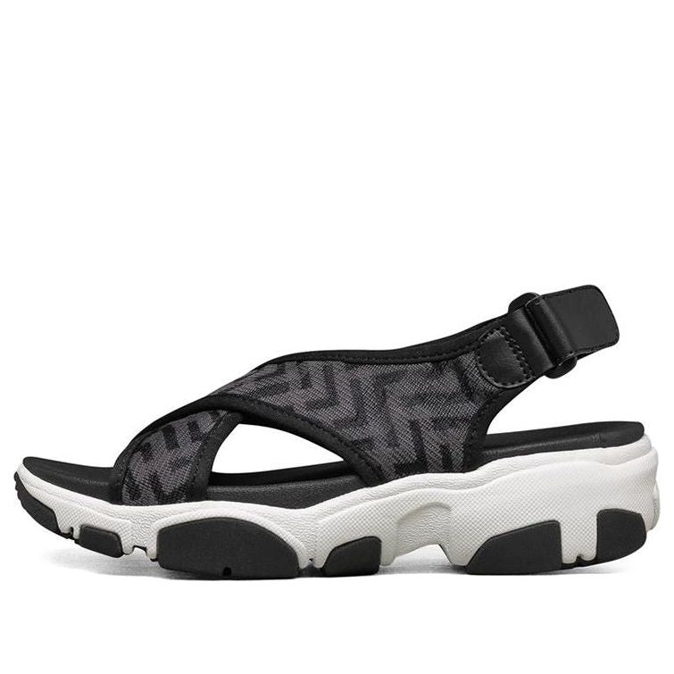 (WMNS) Skechers Daddy-O 'Black White' 163045-BLK