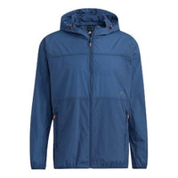 adidas Th Wb Wv Id Woven Sports Hooded Jacket Navy Blue GP0978