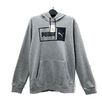 PUMA Split Logo Heathered Hoodie 'Grey' 848222-03