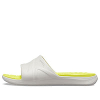 Crocs Reviva Broad Strap Round Toe Slides 'Yellow White' 205546-1CC