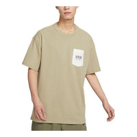 Nike Just Do It Chest Pocket T-Shirt 'Olive Green' FJ7681-276