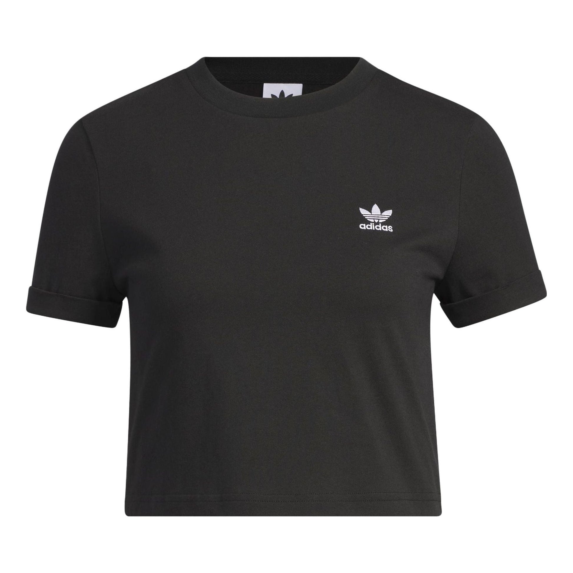 (WMNS) adidas Adiclub Crop Top Asia Sizing 'Black' IP1795