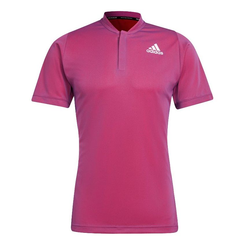 adidas Sports Tennis Casual Short Sleeve Polo Shirt Red GH7699