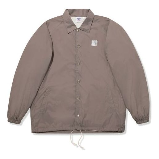 Men's UNDEFEATED Logo Pattern Printing Jacket Gray UNDJK40006MDB