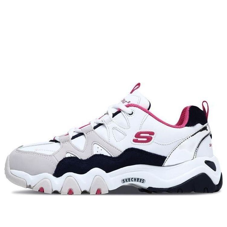 (WMNS) Skechers D'Lites 2.0 'White Red' 88888112-WFUS