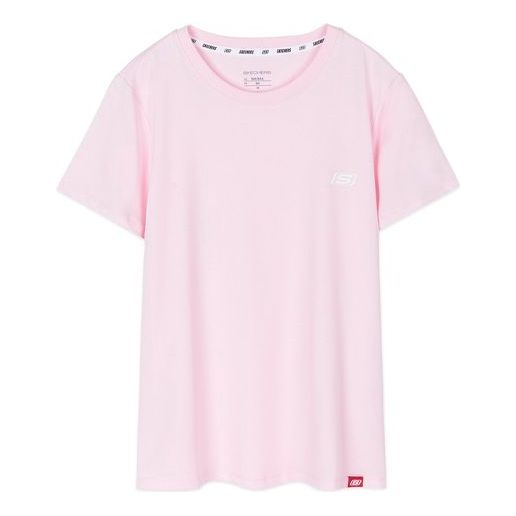 Skechers Sports Round Neck Casual Short Sleeve Pink L220W170-008K