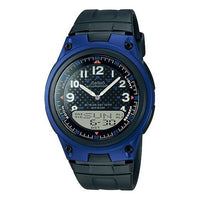 CASIO Waterproof BlueBlack Analog/Digital Combo AW-80-2B2021