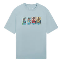 Li-Ning Cartoon Graphic Loose Fit T-shirt 'Blue' AHSS365-6
