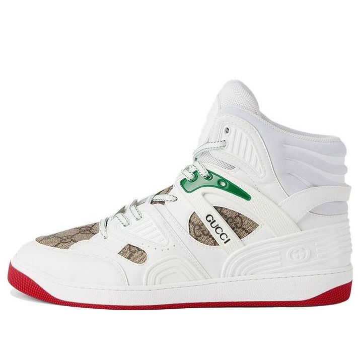Gucci Basket High 'White Demetra Red' 673077-2SHG0-9076