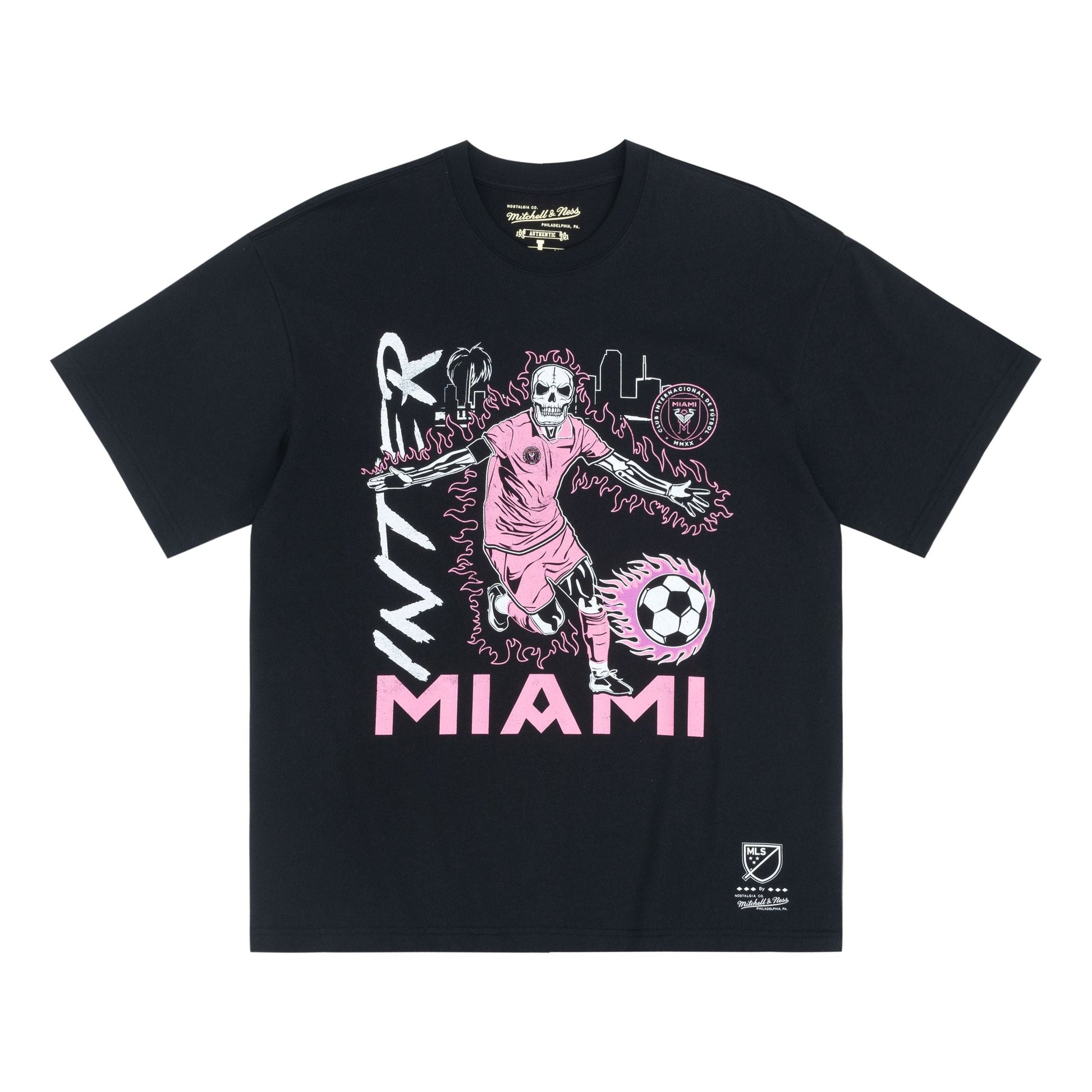 Mitchell & Ness Inter Miami CF T-shirt 'Black' MN2549-BLACK