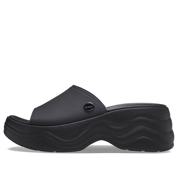 (WMNS) Crocs Skyline Slide Sandals 'Black' 208182-001