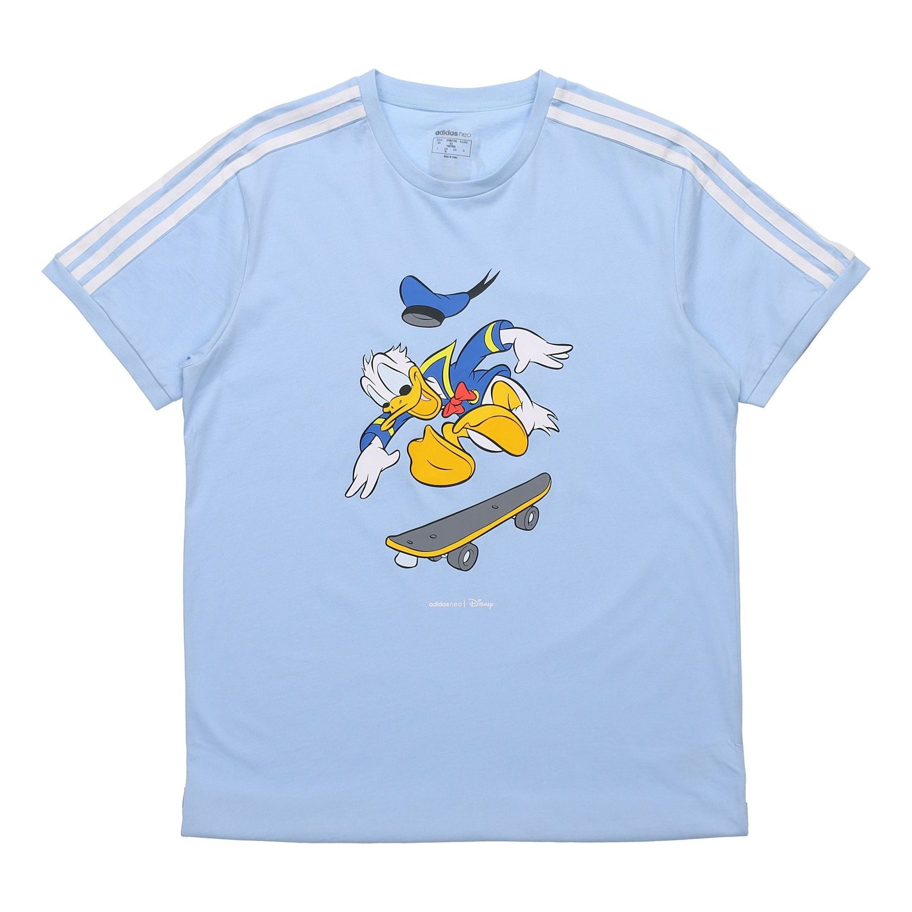 adidas neo U dsny dd tee Donald Duck Short Sleeve Couple Style Pink Blue GJ5649