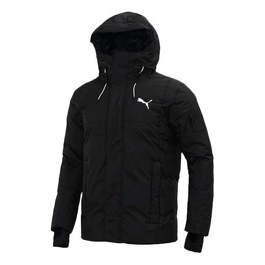 PUMA Long Sleeve Down Puffer Jacket 'Black' 581637-51