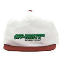 Off-White Alphabet Embroidered Logo White Cap OMLB047F22FAB0010154