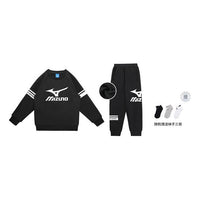 (GS) Mizuno Fleece Sweater Set 'Black' 32CA3933-TZ