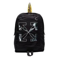 Men's Off-White Black Backpack OMNB019F21FAB00310