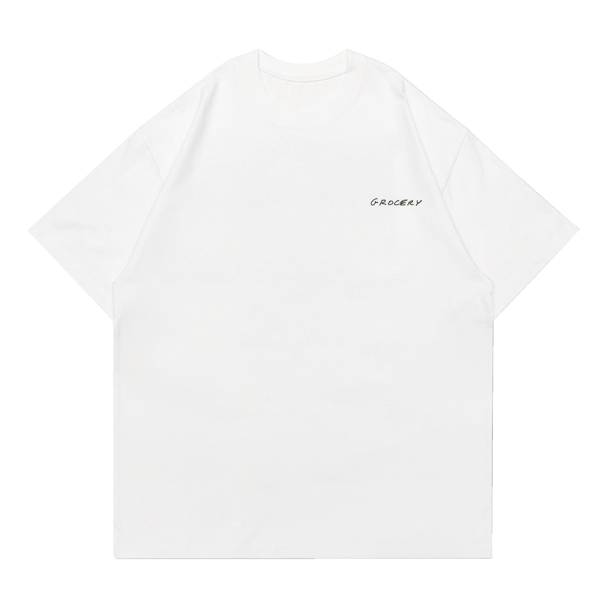 Grocery Answer Tee By Adam Lister GRO-ANSWER-WHT