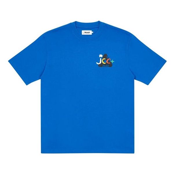 Men's PALACE JCDC2 T-Shirt Back Short Sleeve Blue PAL-SS20-042
