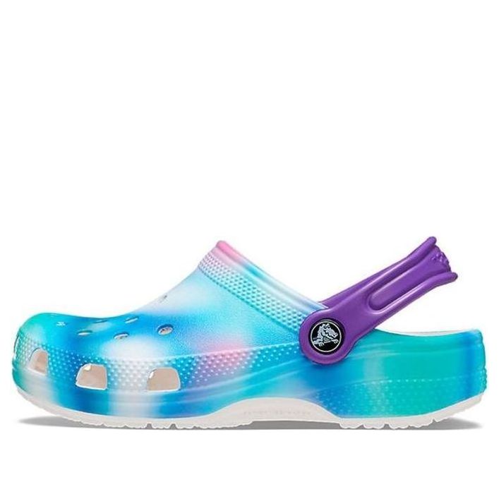 (GS) Crocs Classic Solarized Clogs 'Blue Green Purple' 207587-94S